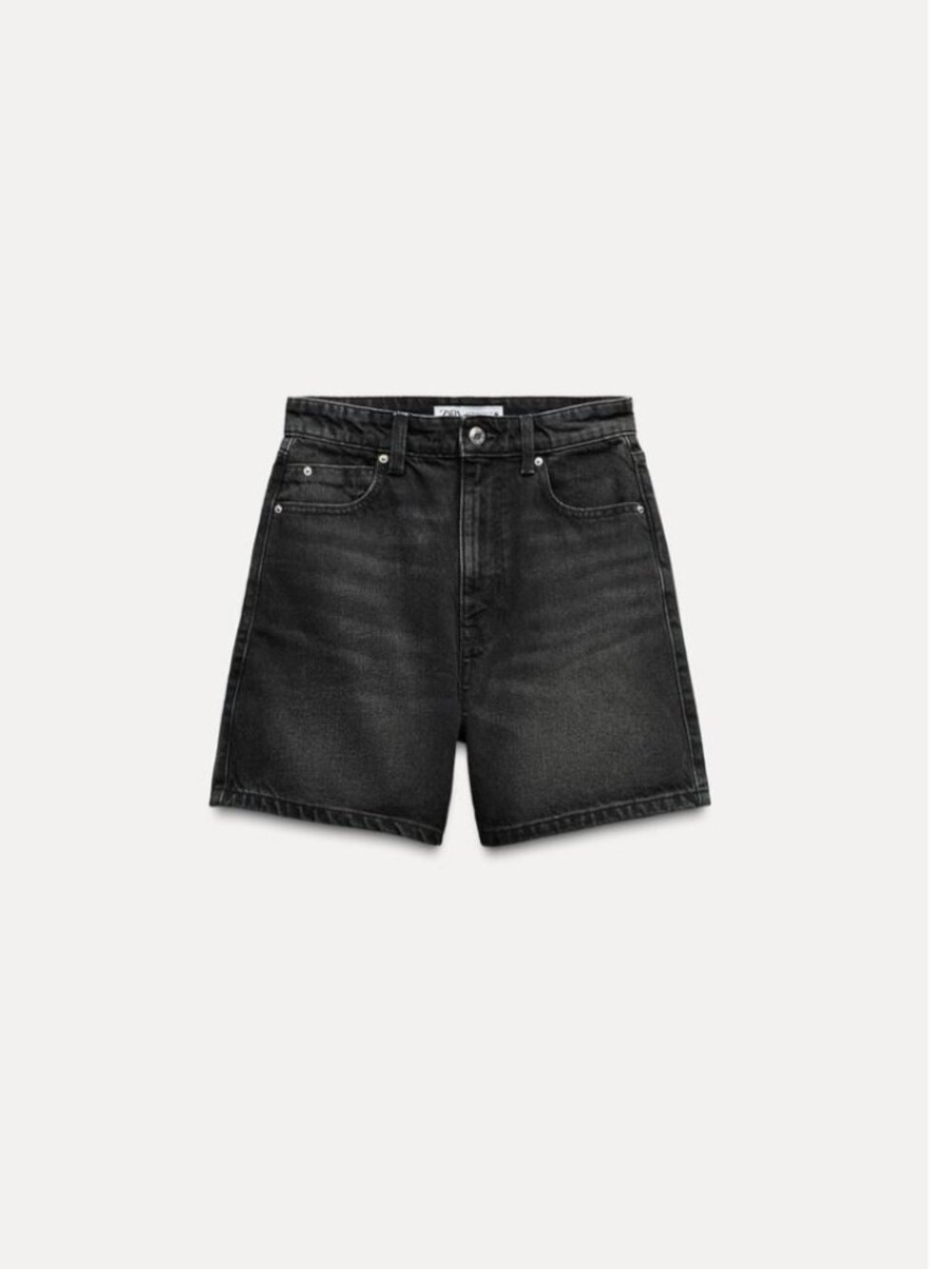 Zara Z1975 HIGH-WAISTED MOM FIT SHORTS